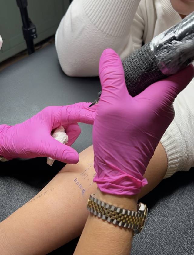 Vorbereitung für ein Fineline Tattoo Saal a.d. Saale bei PureFineLines by GS